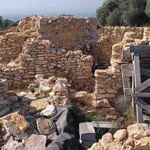 Restos arqueológicos del poblado íbero del Puig de la Misericordia en Vinaròs