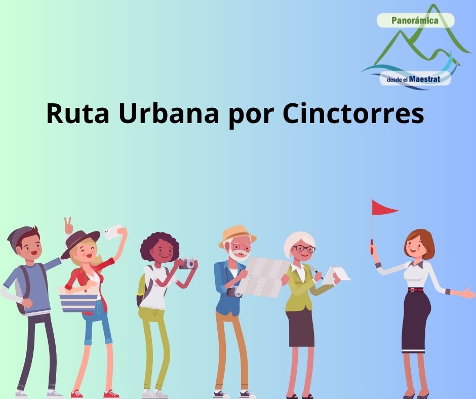 imagen que representa una guis de turismo llevando gente para conocer Cinctorres