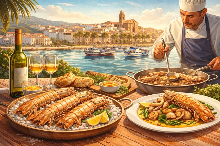 Imagen propia de la galera del Mediterráneo y el litoral de Vinaròs como símbolo de sus jornadas gastronómicas