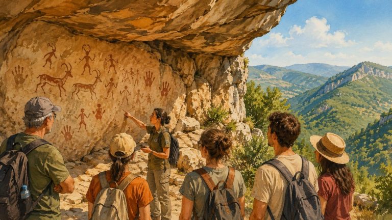 Visita guiada a pinturas rupestres en el abrigo de la Covatina en Vilafranca